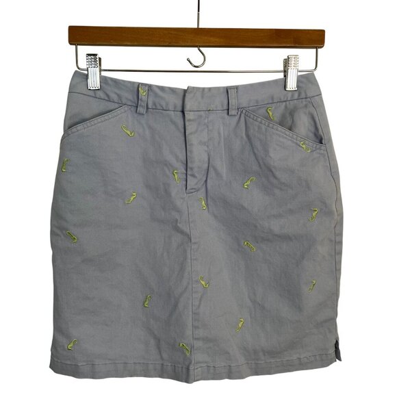 Caribbean Joe womens Light blue skirt, Size 4P - Picture 1 of 13